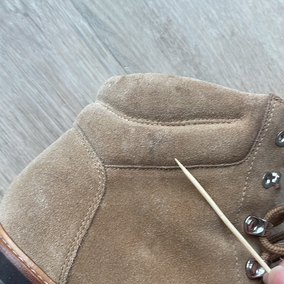 🎉Host pick🎉Marc Fisher Ltd Idaran Hiker Boot Light Cognac Suede Women’s 9.5 - Picture 10 of 13